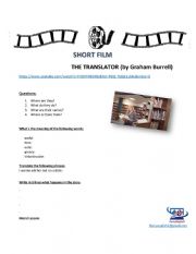 English Worksheet: SHORT FILMS COMPREHENSION