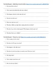 English Worksheet: The Little Rascals - The Bullies & Winner by a Hair - Video Activity