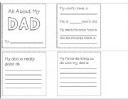 English worksheet: FATHER�S DAY BOOKLET