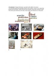 English Worksheet: Economics
