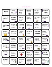English Worksheet: game