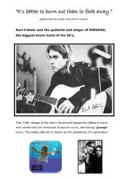 English Worksheet: kurt