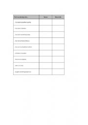 English Worksheet: Present perfect