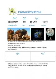 English Worksheet: Pronunciation z