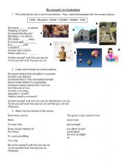English Worksheet: Song: Be Yourself, by Audioslave