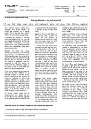 English Worksheet: Upper-intermediate B1 Quiz Reading Listening Grammar Vocabulary Writing