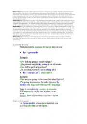 English worksheet: gerundio