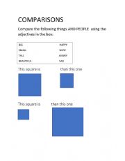 Comparisons Exercise