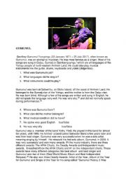 English Worksheet: Gurrumul