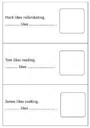 English Worksheet: Read & Draw & Innovate LIKE doing 