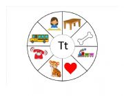 Letter Game A-Z - Letter T