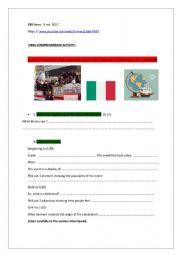 English Worksheet: Columbus Day parade in New York City