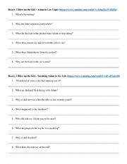 English Worksheet: Honey I Blew Up the Kid - Las Vegas & Sneaking into the lab - Video Activity