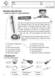 English Worksheet: ce4 test