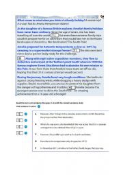 English Worksheet: reading