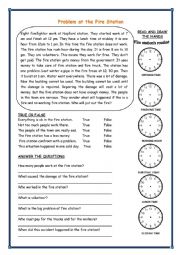 English Worksheet: Reading