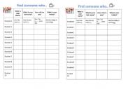 English Worksheet: find
