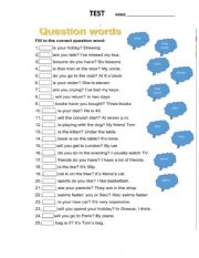 English Worksheet: Test