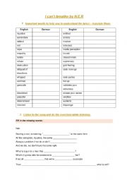 English Worksheet: I cant beathe by H.E.R (George Floyd)