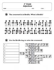English Worksheet: Adjectives