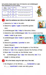 Present Simple Tense with Geronimo Stilton