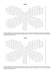 Numbers Wordsearch