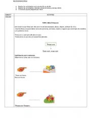 English Worksheet: those are