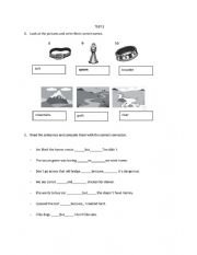 English Worksheet: Connectors