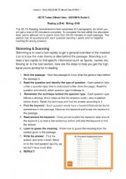 English Worksheet: IELTS Reading and writing intro. 