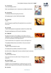 Phrasal Verbs with Come