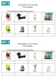 English Worksheet: Movie activity - The secret life of pets worksheet