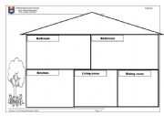English Worksheet: Parts of the house