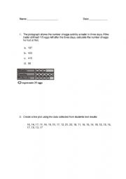 English Worksheet: Graph Quiz
