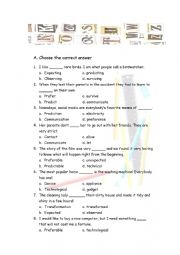 Vocabulary Worksheet B1
