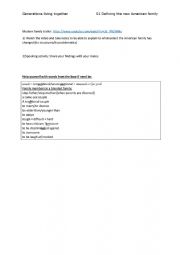 English Worksheet: Modern family trailer