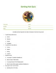 English Worksheet: Harry