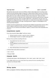 English Worksheet: QUIZ for ESL INTERMEDIATE STUDENTS