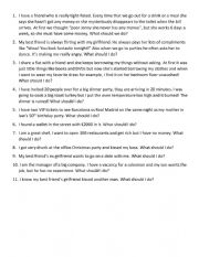 Situations to give advice - ESL worksheet by veromaria