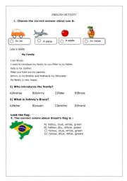 ENGLISH ACTIVITY 