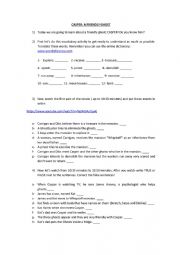 English Worksheet: CASPER: a friendly ghost.