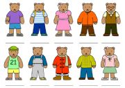 English Worksheet: Who Am I ? Role play using present continuous