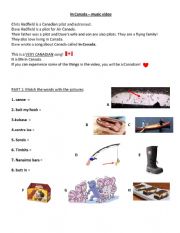 English Worksheet: In Canada