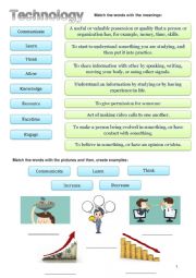 English Worksheet: Technology
