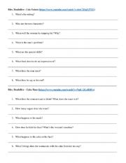 English Worksheet: Mrs. Doubtfire - I do Voices & Cake Face - Video Activity