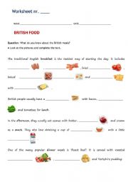 British meals