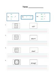 English Worksheet: simple yes/no questions with adjective