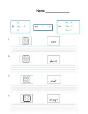 English Worksheet: simple yes/no questions with adjective