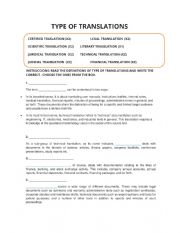 Type of Translating