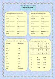 English Worksheet: past simple