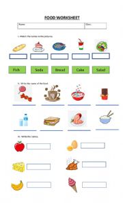 FOOD VOCABULARY